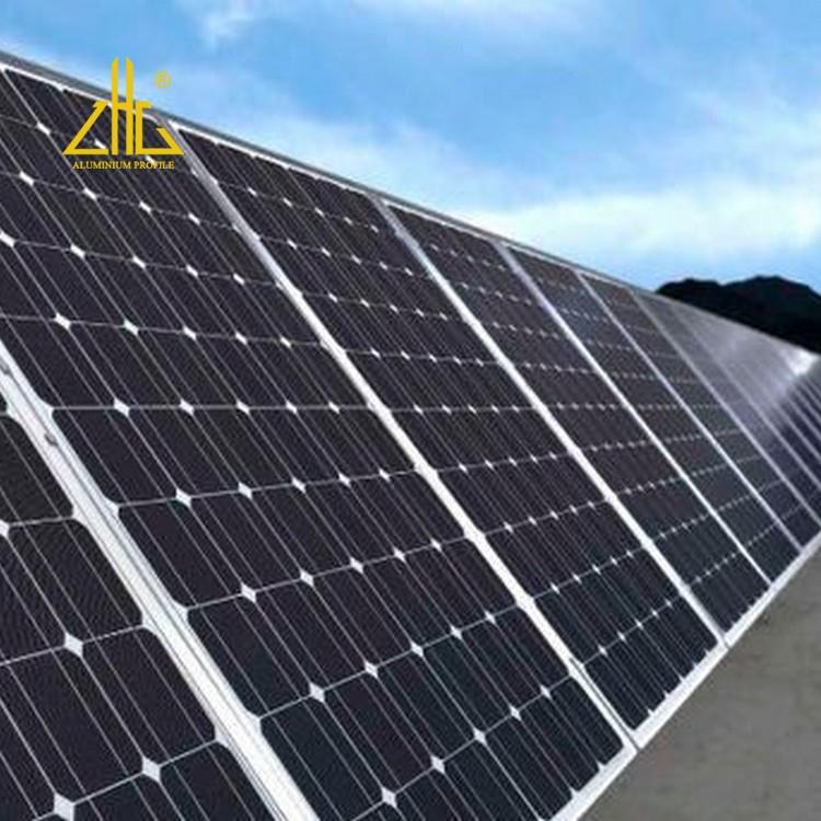 Aluminum solar panel fram9