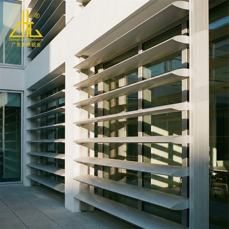 aluminum louver profile extrusion factory (4)