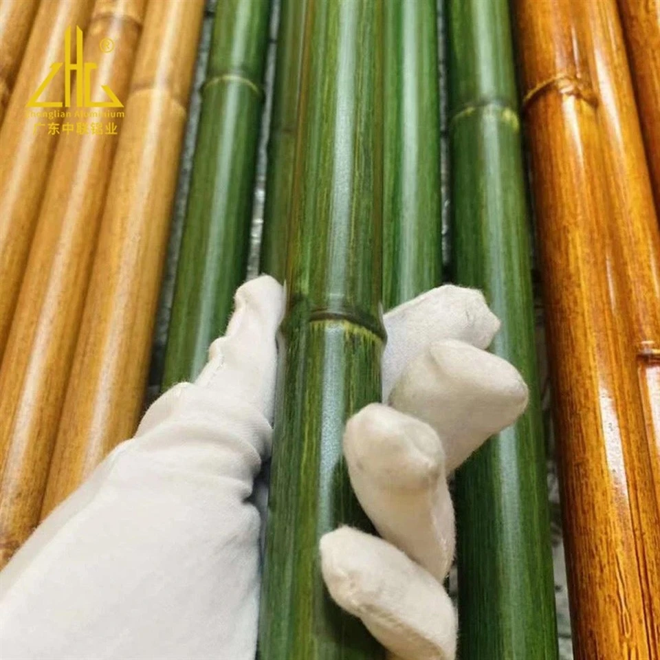 Custom Bamboo Grain Aluminum Tube Bending (3)