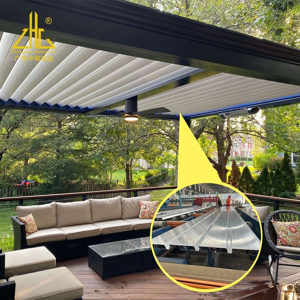 Custom High-quality 6063 Powder Coating Aluminum Pergola Profile
