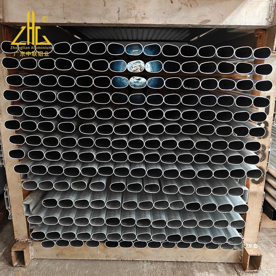Extruded 6061 6063 Aluminum Oval Tube