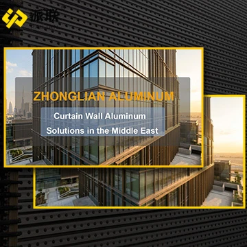 Curtain Wall Aluminum Solutions in The Middle East (6063 / 6061 Aluminum Prof...
