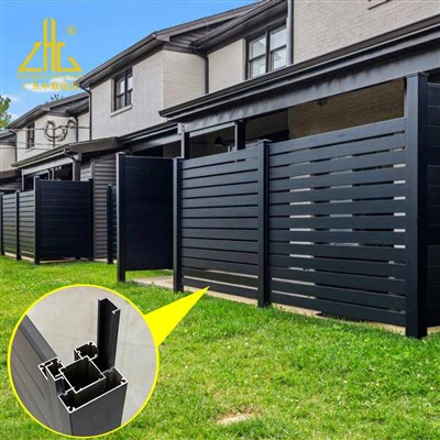 Aluminum Extrusion Aluminum Fence Panel Profile