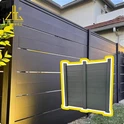 Modern Aluminum Privacy Fence