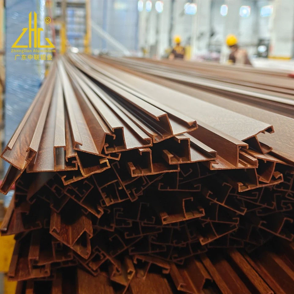 Wood Grain Photo Frame Aluminum Profile-6