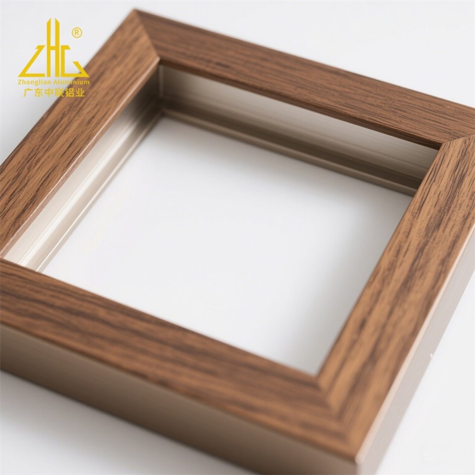 Wood Grain Photo Frame Aluminum Profile-7