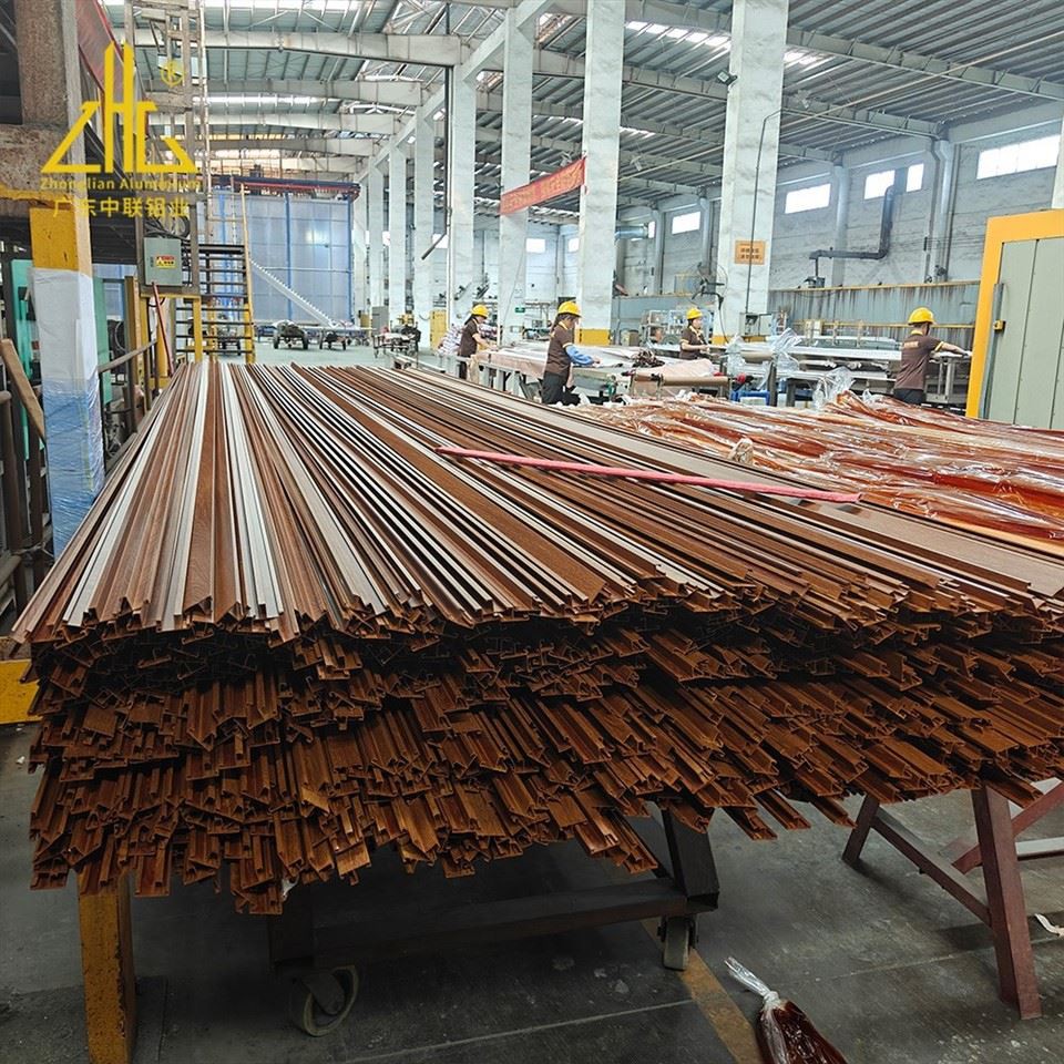 Wood Grain Photo Frame Aluminum Profile-4