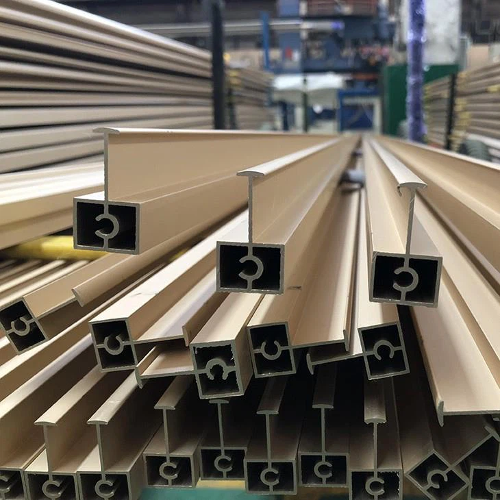 10 Series Golden Aluminum Extrusion Profiles
