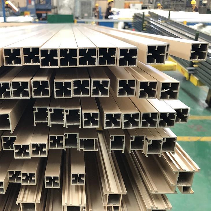 Powder Coating Golden 10mm Aluminum Extrusion
