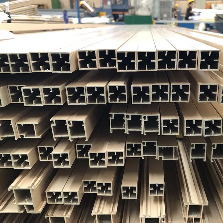 Powder Coating Golden 10mm Aluminum Extrusion
