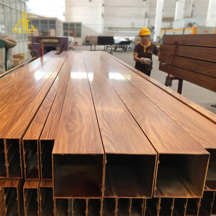 Aluminium Profiles Doors Windows Wood Imitation