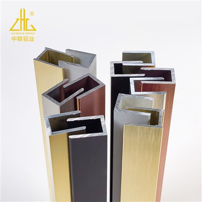 Aluminum Shower Door Frame Parts U-channel