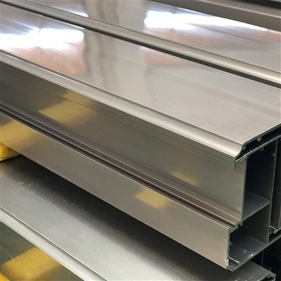 Anodized Champagne aluminium color matte anodized sand blasting 6063 alloy extrusion profiles